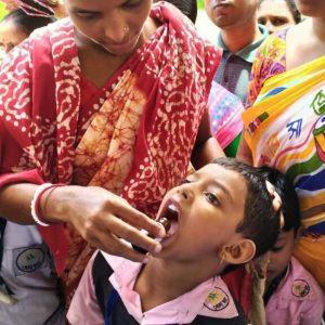 De-worming Camp at Bhagwatipur