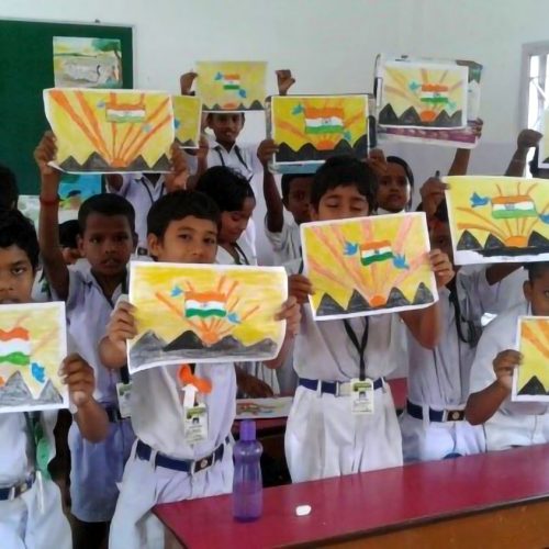 Art & Craft at Bhagawatipur Khelaghar School